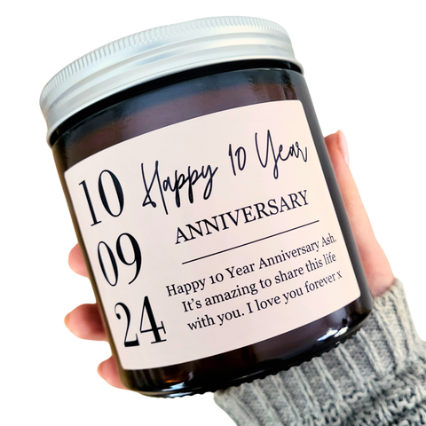 Custom Date Candles