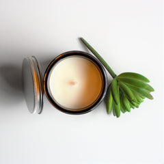 Custom Soy Candle | 14 FRAGRANCES | Personalised Gifts | Create Your Own Candle Label | Amber Glass Jar