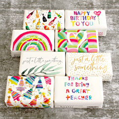 ALL OCCASIONS Mini Black Hamper | PERSONALISED | Soap, Lip Balm & Chocolate Gift Pack | Birthday | A Little Something | Thinking of You