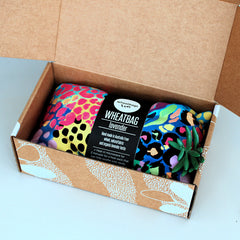 Wheatbags Love | HEAT PACK | Soothing Lavender | Electric Leopard Print