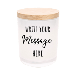 Design Your Own | Personalised | MESSAGE | Boxed Soy Candle