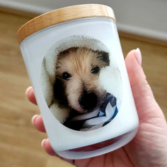Design Your Own | PET | Personalised | Boxed Soy Candle | Photo | Remembrance | Grief