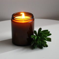 CHRISTMAS Artisan Soy Candle | HANSEL & GRETEL | Amber Glass Jar | Gift Boxed