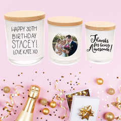Design Your Own | Personalised | MESSAGE | Boxed Soy Candle