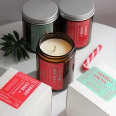 CHRISTMAS Custom Hamper | PERSONALISED | Candle & Chocolate Gift Pack |  Thank You | Xmas | Kris Kringle