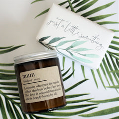 Design Your Own  | DICTIONARY MEANING | Personalised | Custom | Amber Glass | Soy Candle Jar