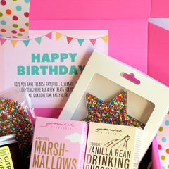 CHOCOLATE LOVER Custom Hamper | PERSONALISED | Soy Candle & Chocolate Gift Pack | Happy Birthday | Thank You | Thinking of You