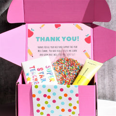 TEACHER CHRISTMAS Mini Custom Hamper | PERSONALISED | Chocolate, Hand Cream & Soap Gift Pack | Thank You | Christmas | Kris Kringle