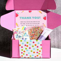 TEACHER CHRISTMAS Mini Custom Hamper | PERSONALISED | Chocolate, Hand Cream & Soap Gift Pack | Thank You | Christmas | Kris Kringle