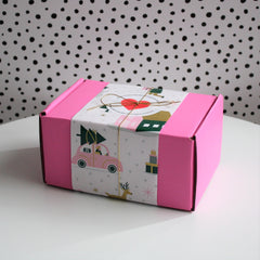 YOUR LOGO Mini Tea Hamper | PERSONALISED | Custom Candle & Tea Gift Pack | Corporate Gift | Customer Thank You | Advertising & Marketing