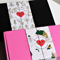 CHRISTMAS Custom Hamper | PERSONALISED | Soy Candle 3pk |  PINK | Limited Edition | Xmas