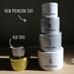 CANDLE TINS | Custom | Logo | Wedding | Baby Shower | Thank you | Favour | Bonbonniere | Travel Tin | Design Your Own | Personalise