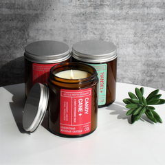 CHRISTMAS Custom Hamper | PERSONALISED | Soy Candle 3pk |  PINK | Limited Edition | Xmas