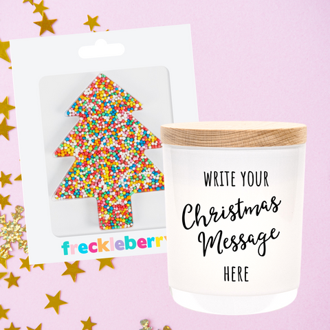 Christmas | Design Your Own | Personalised | MESSAGE | Boxed Soy Candle | Xmas | Gift